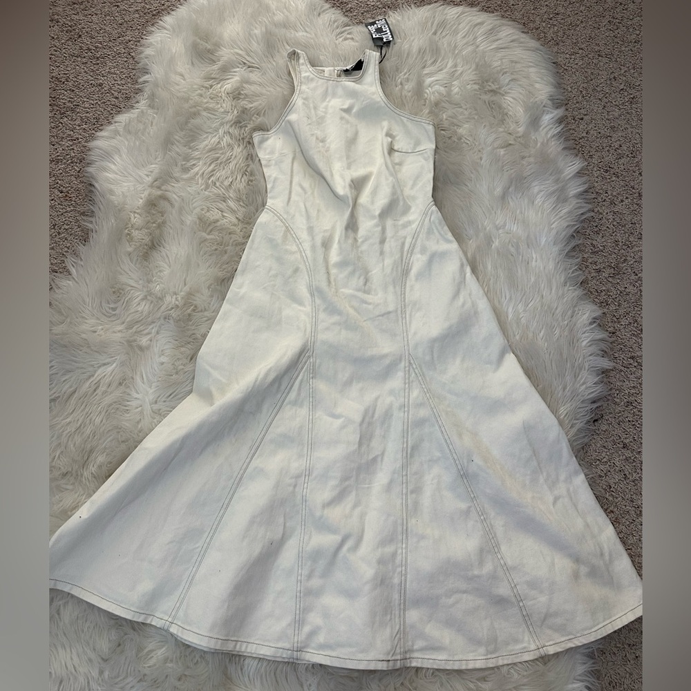 Future Collective denim Midi Dress
